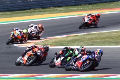 Toprak Razgatlioglu, Jonathan Rea and Scott Redding, Argentine WorldSBK race2, 17 October 2021