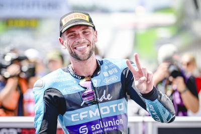 Jake Dixon, 2024 Moto2 Austrian Grand Prix, parc ferme.