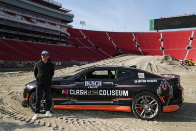 Kyle Larson, Hendrick Motorsports, Busch Light Clash at Coliseum